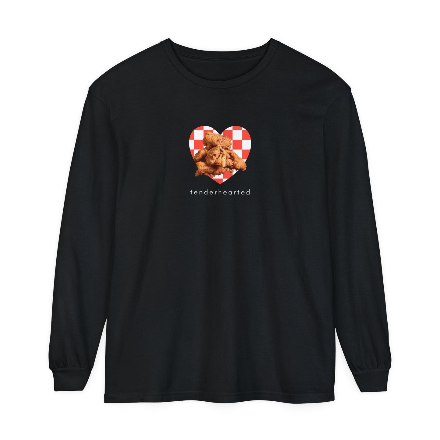 Tenderhearted | Long Sleeve Crop Top