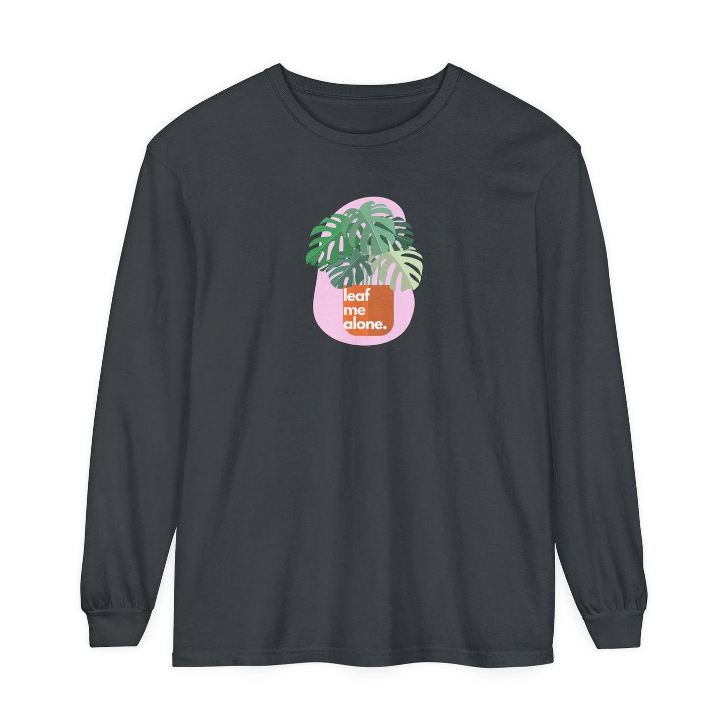 Leaf Me Alone | Long Sleeve Crop Top