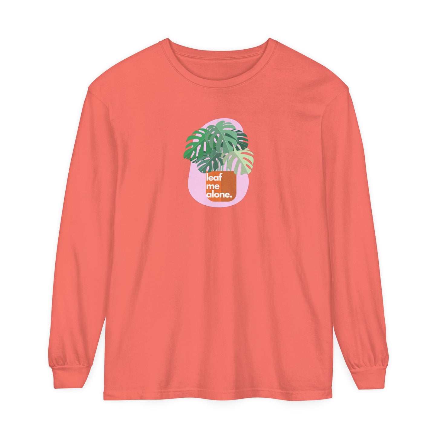 Leaf Me Alone | Long Sleeve Crop Top
