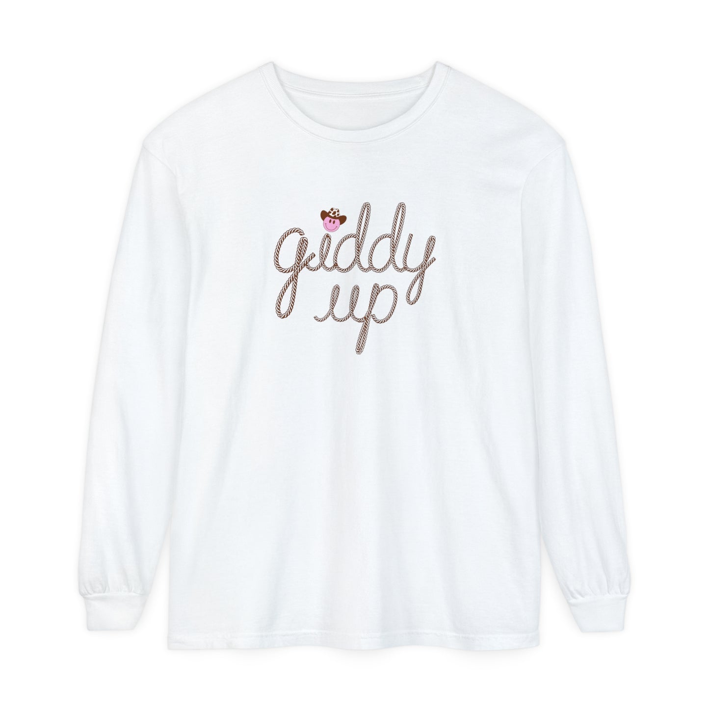 Giddy Up | Long Sleeve Crop Top