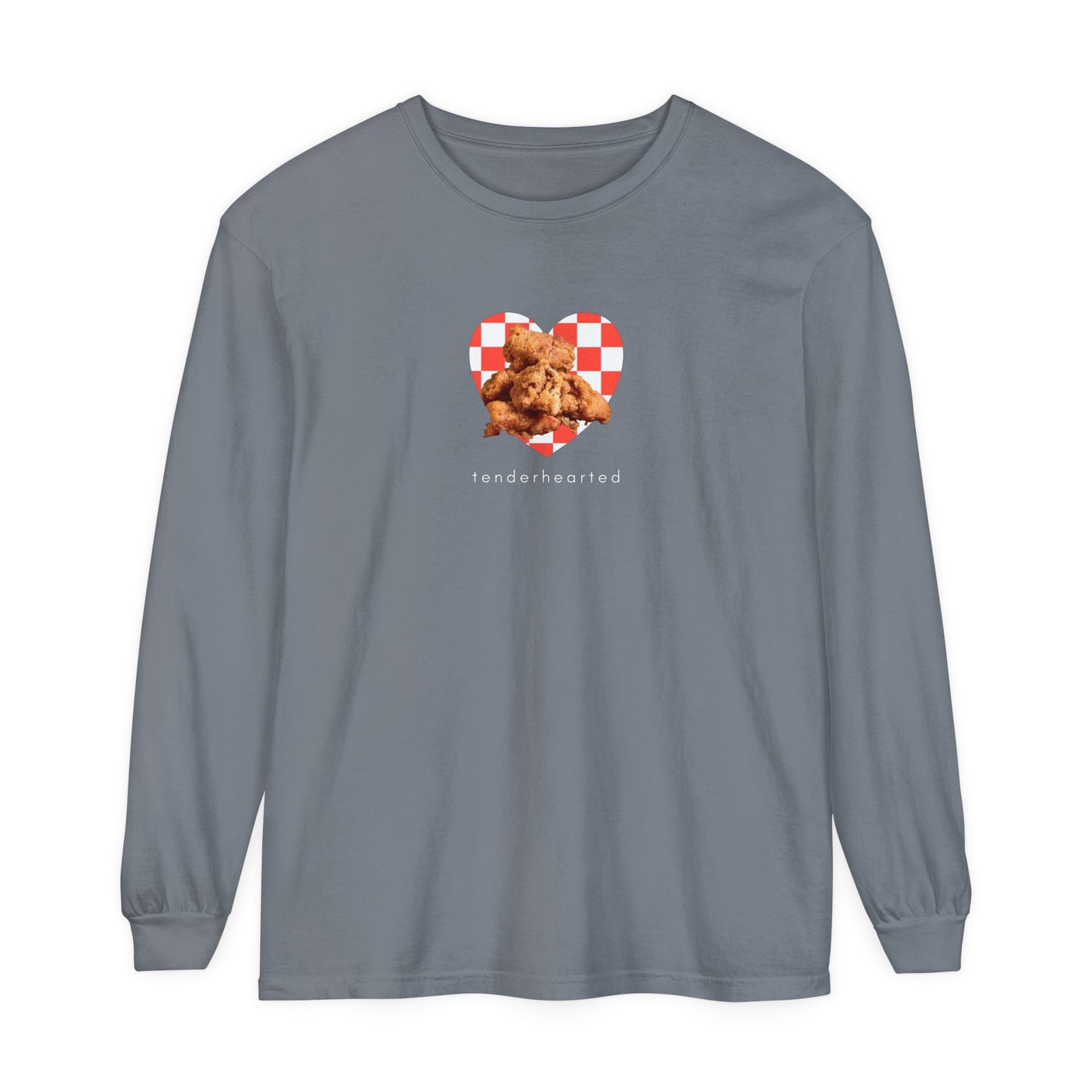 Tenderhearted | Long Sleeve Crop Top