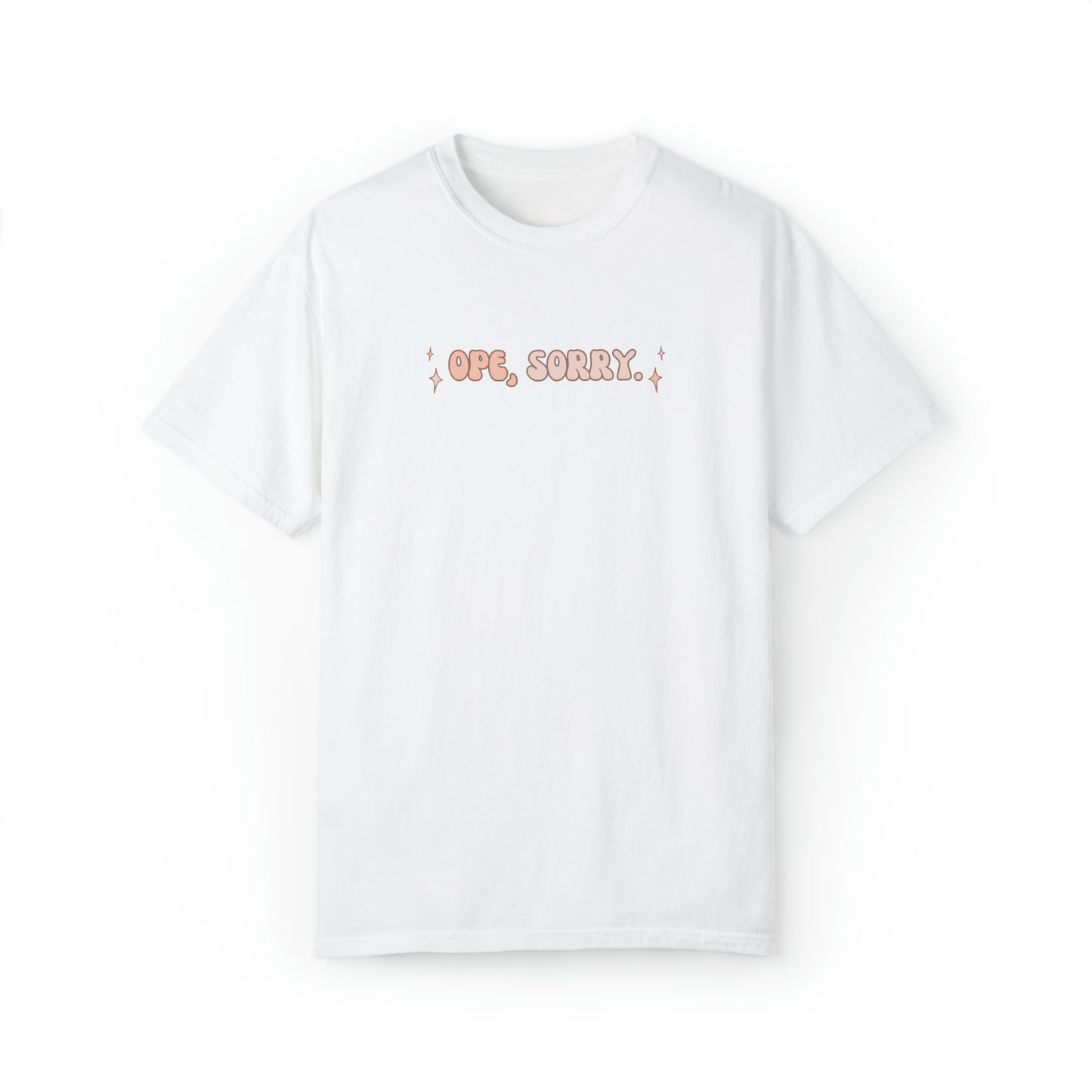 OPE Sorry | Oversize Tee