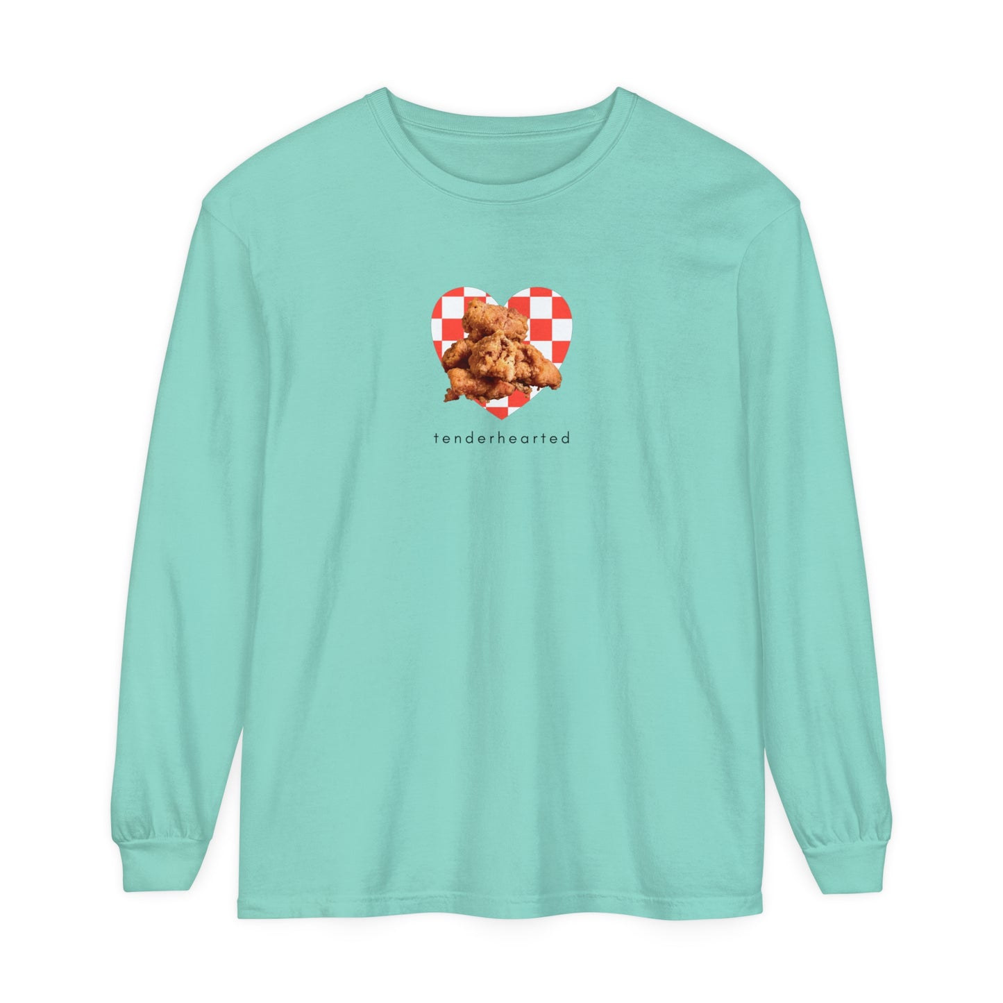Tenderhearted | Long Sleeve Crop Top