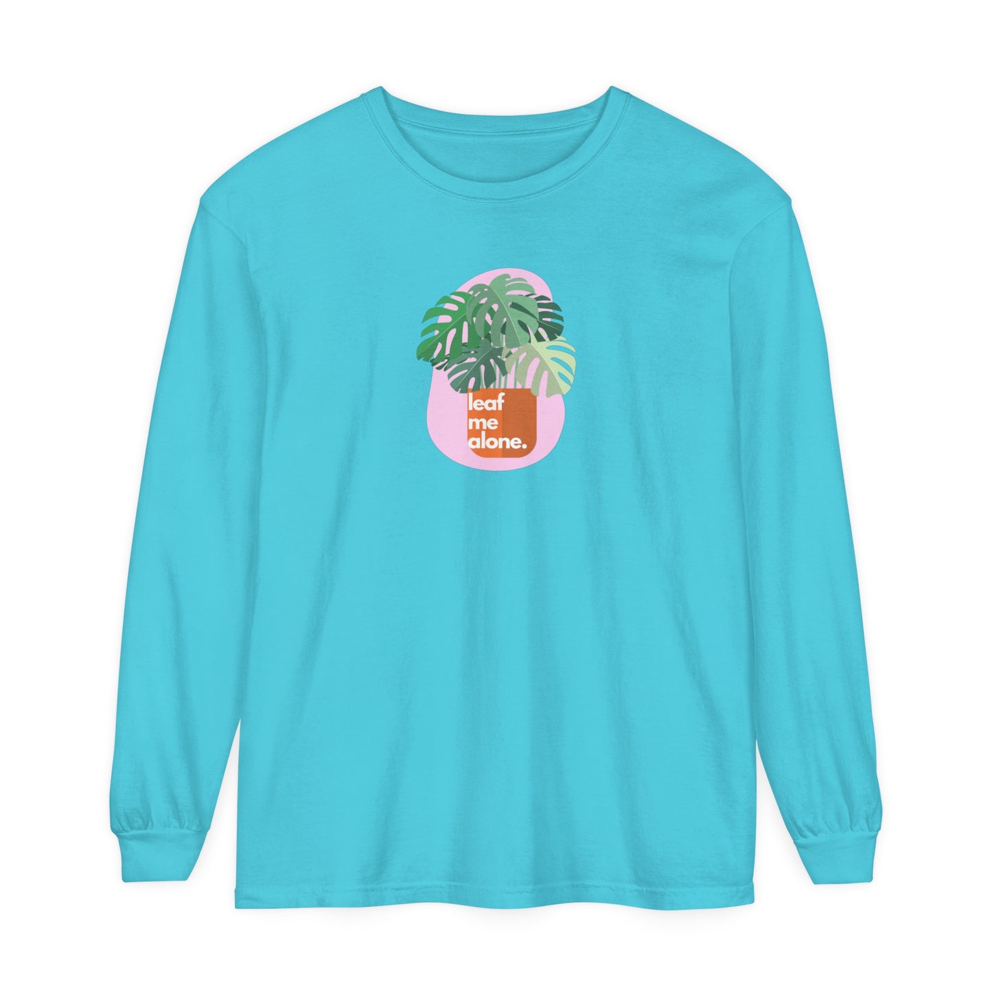 Leaf Me Alone | Long Sleeve Crop Top