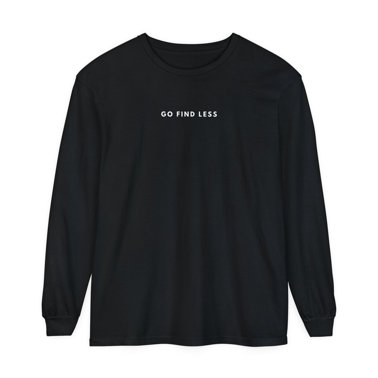 Go Find Less | Long Sleeve Crop Top