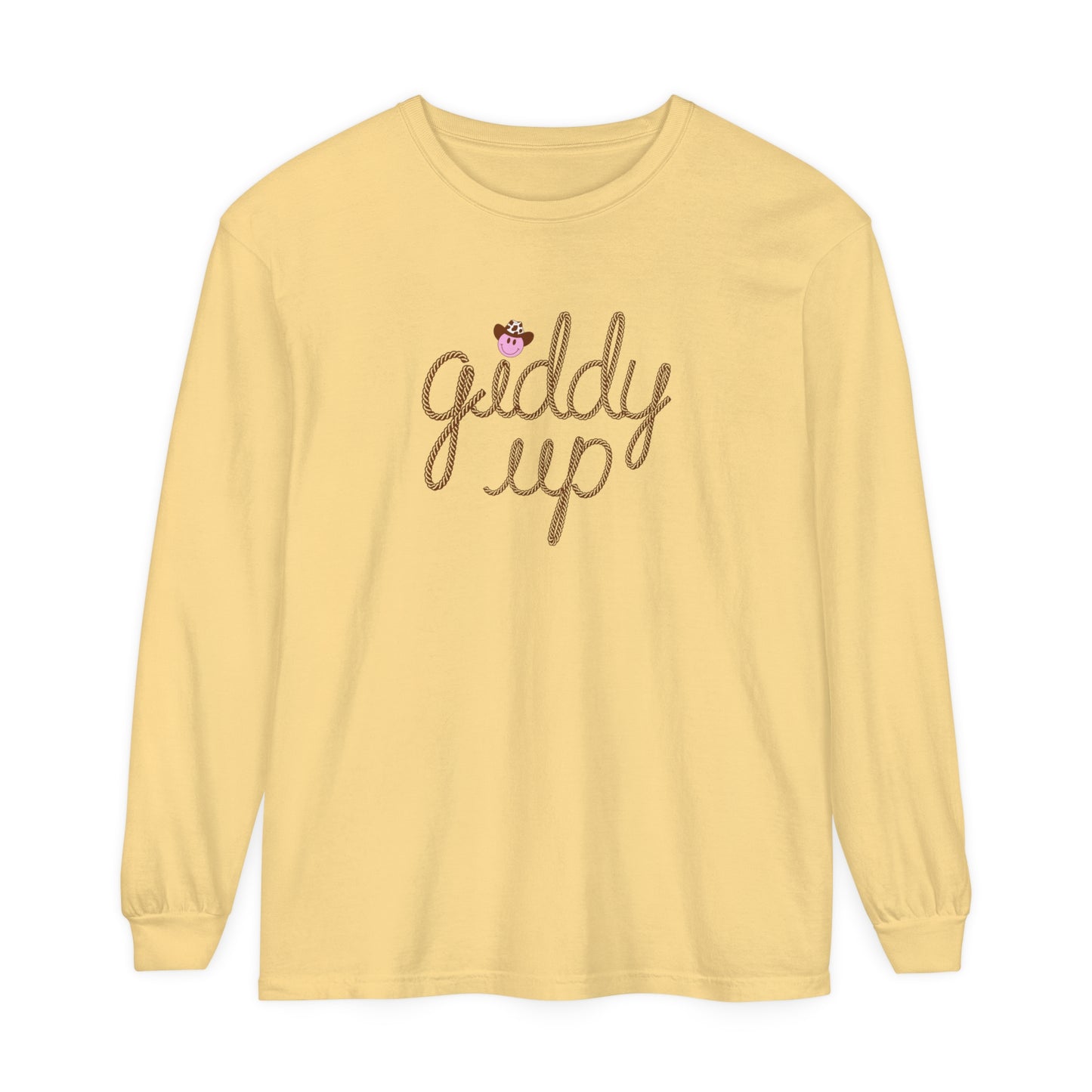 Giddy Up | Long Sleeve Crop Top