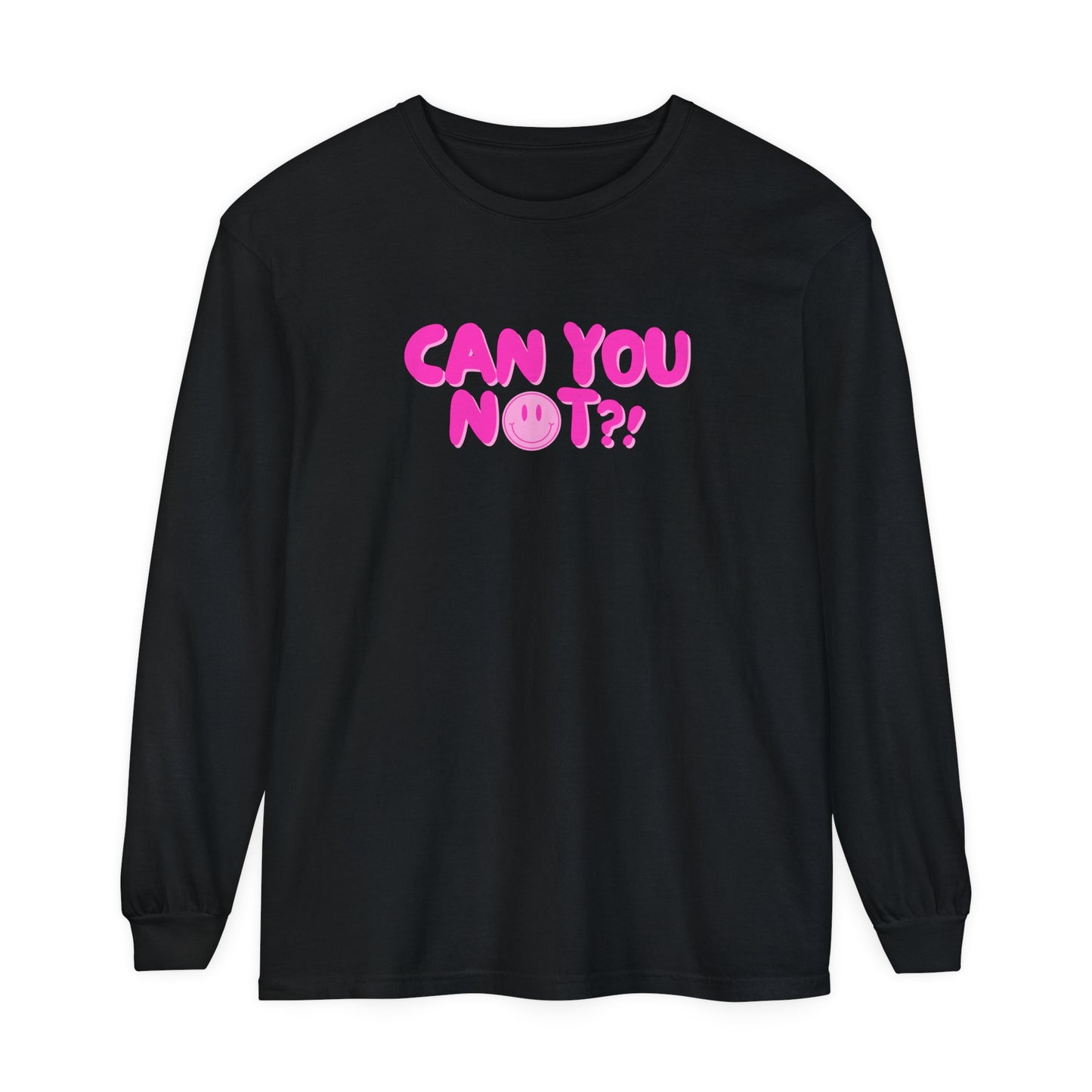 Can You Not?! | Long Sleeve Crop Top