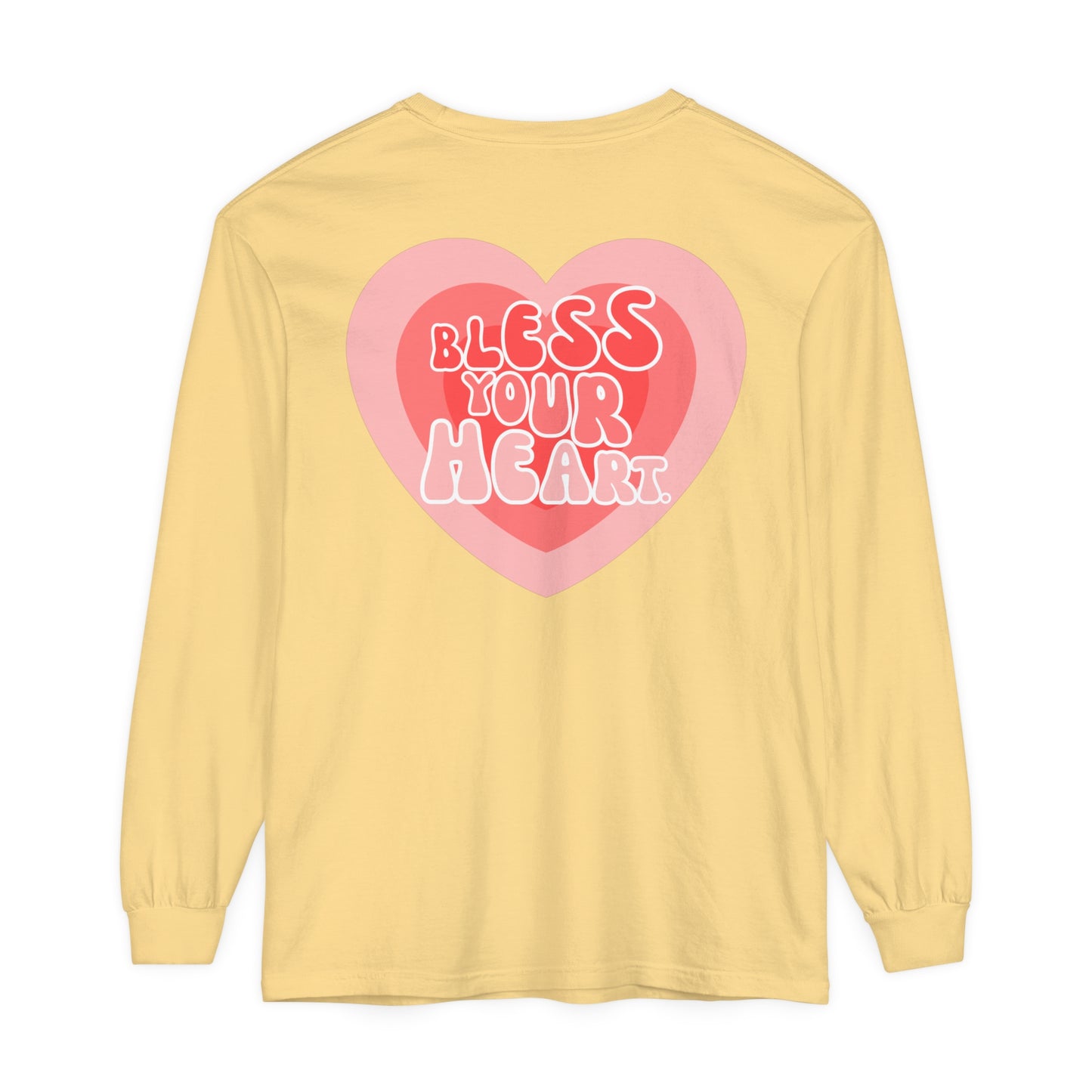 Bless Your Heart | Long Sleeve Crop Top