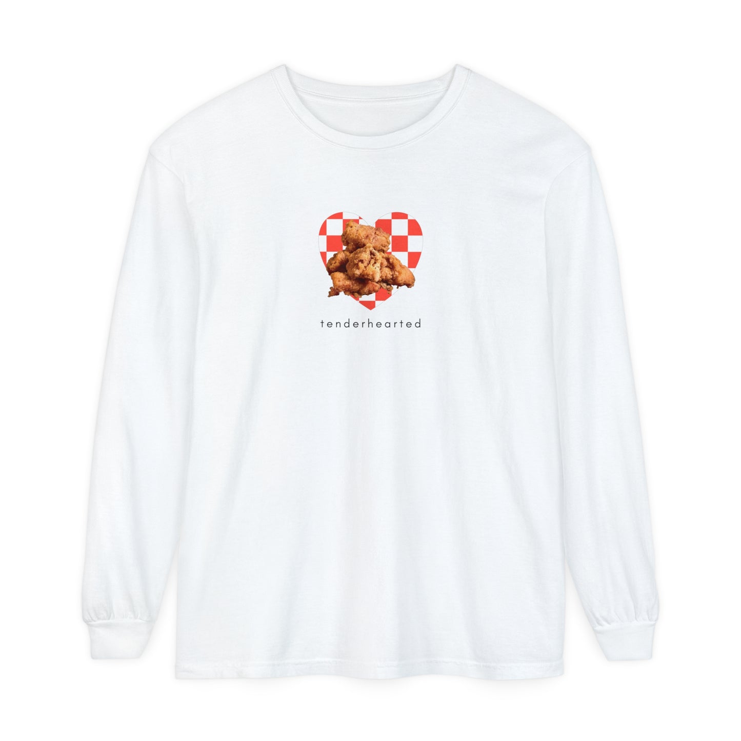 Tenderhearted | Long Sleeve Crop Top