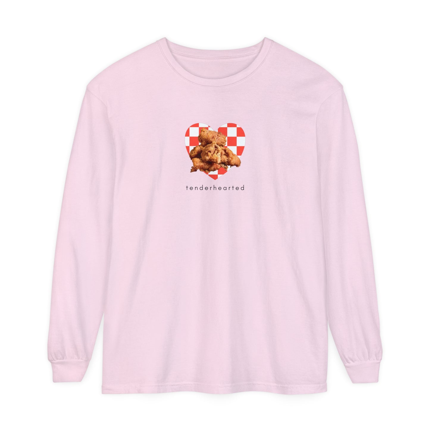 Tenderhearted | Long Sleeve Crop Top