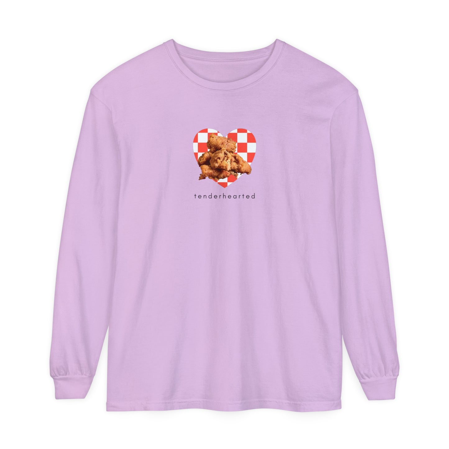 Tenderhearted | Long Sleeve Crop Top