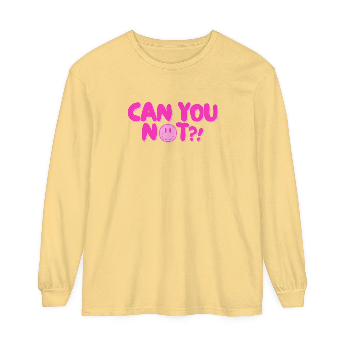 Can You Not?! | Long Sleeve Crop Top
