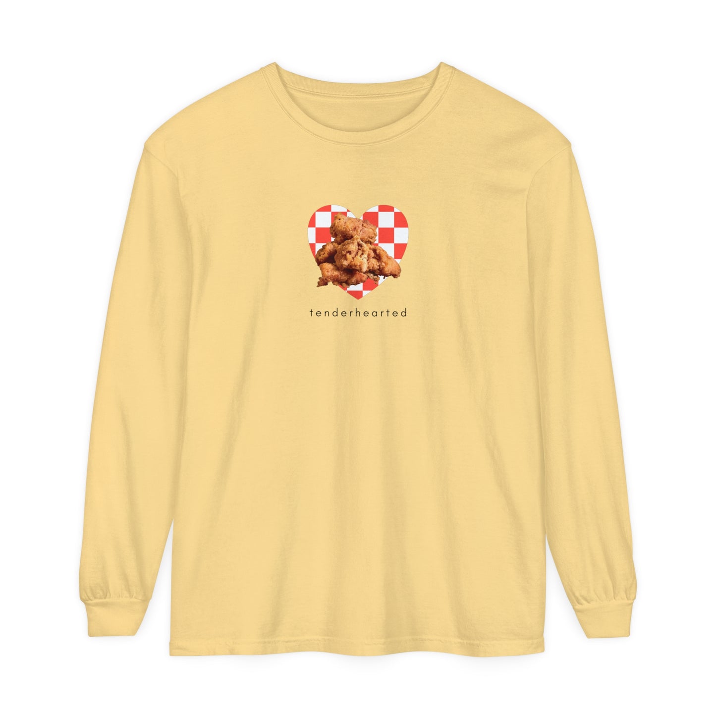 Tenderhearted | Long Sleeve Crop Top