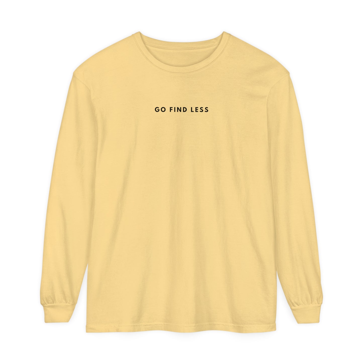 Go Find Less | Long Sleeve Crop Top