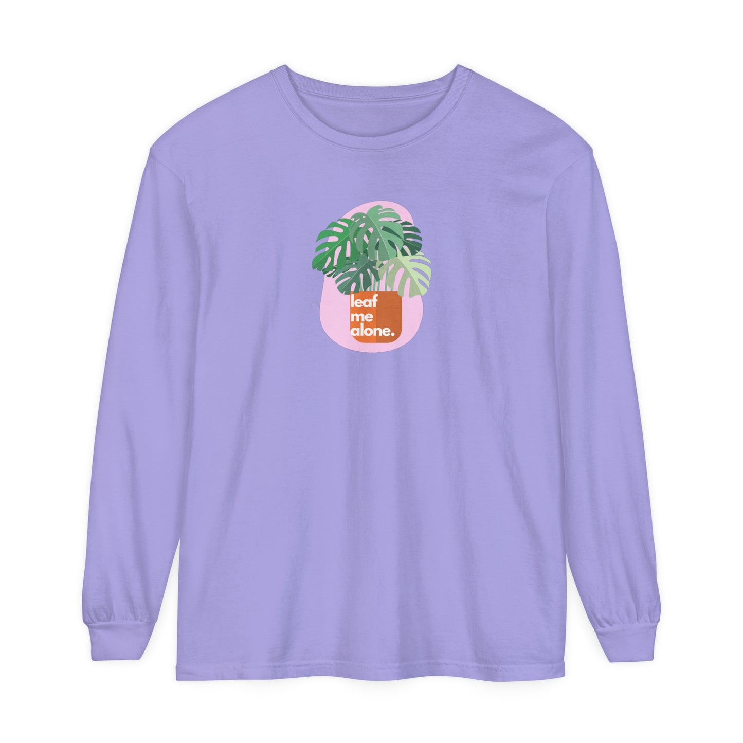 Leaf Me Alone | Long Sleeve Crop Top