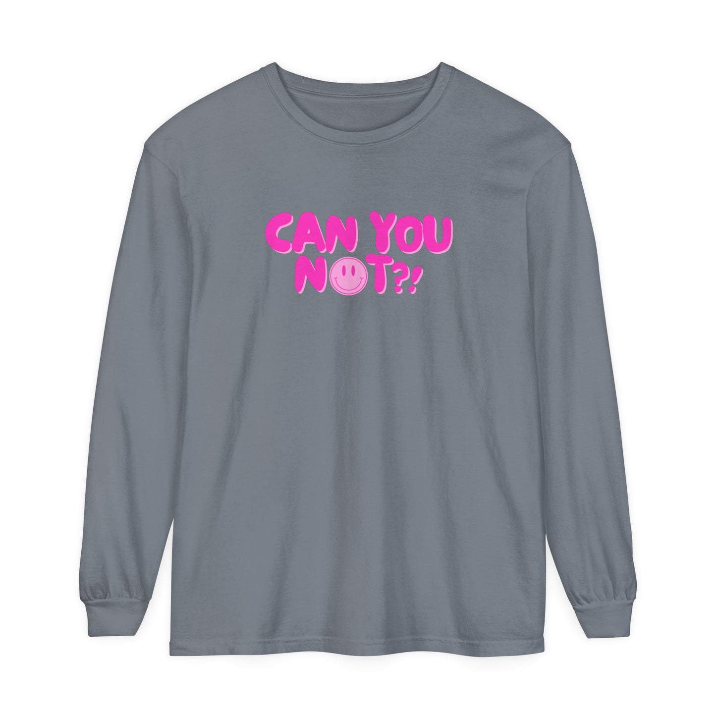 Can You Not?! | Long Sleeve Crop Top