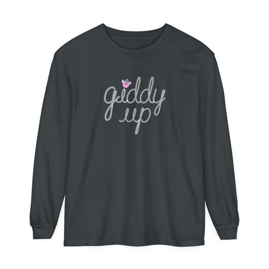 Giddy Up | Long Sleeve Crop Top