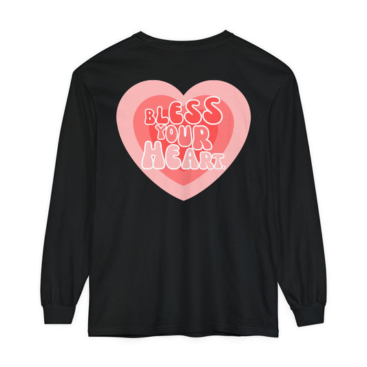 Bless Your Heart | Long Sleeve Crop Top